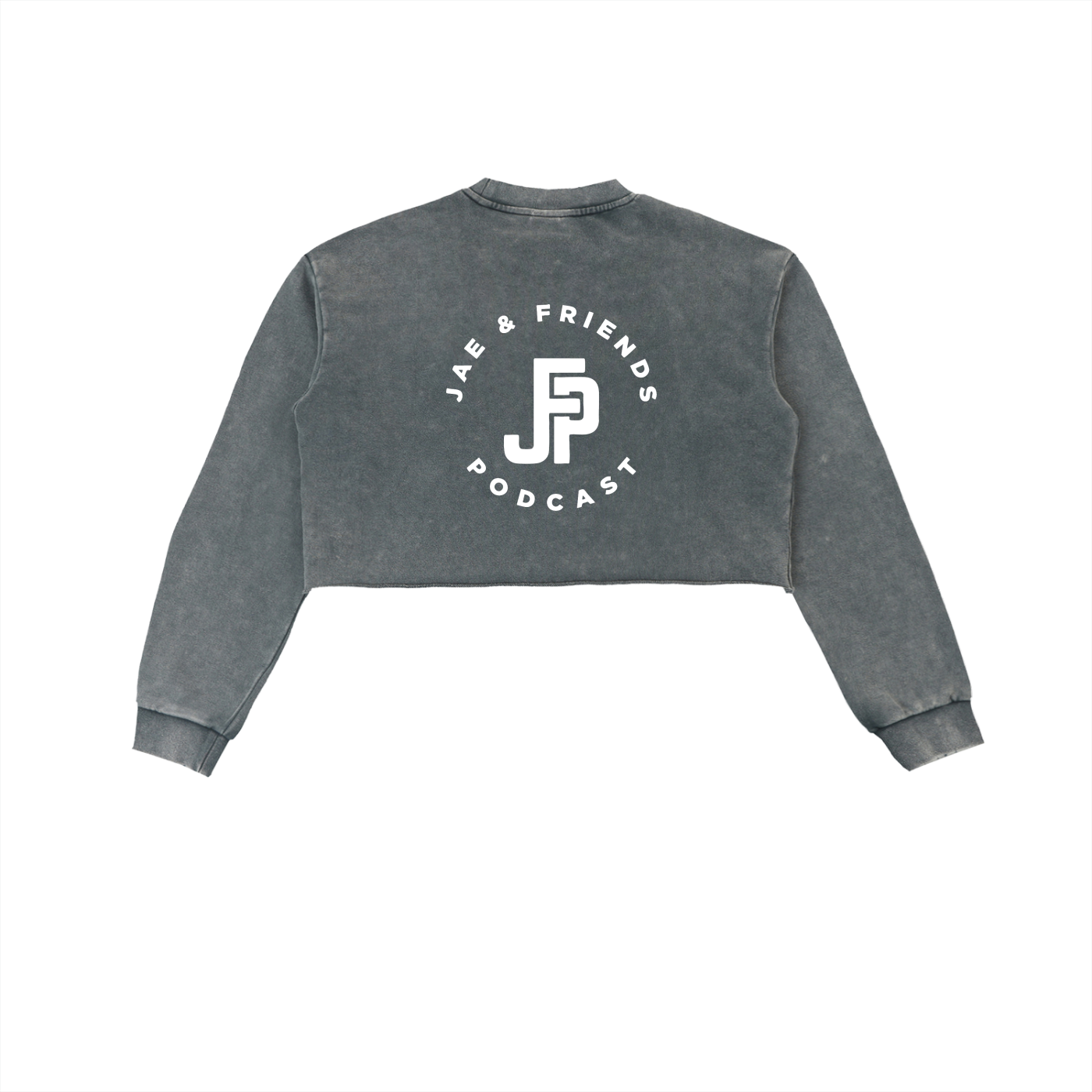 JFP Women's Snow Washed Raw Edge Cropped Sweatshirt