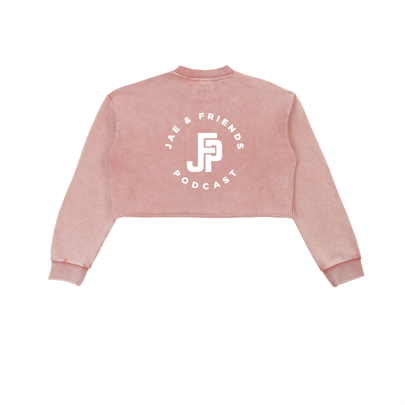 JFP Women's Snow Washed Raw Edge Cropped Sweatshirt