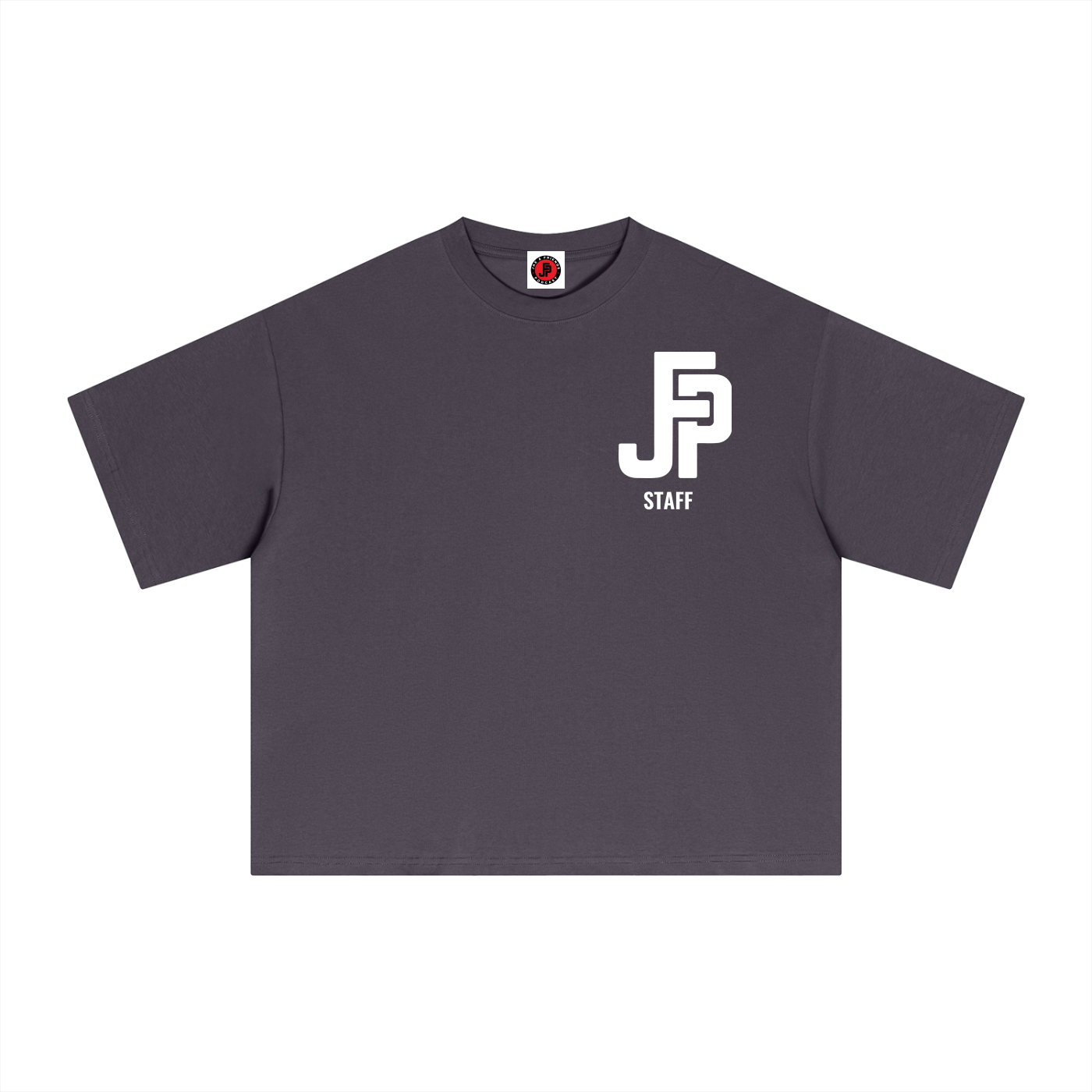 JFP Staff Essential Boxy T-Shirt SS26 (Unisex) White Logo