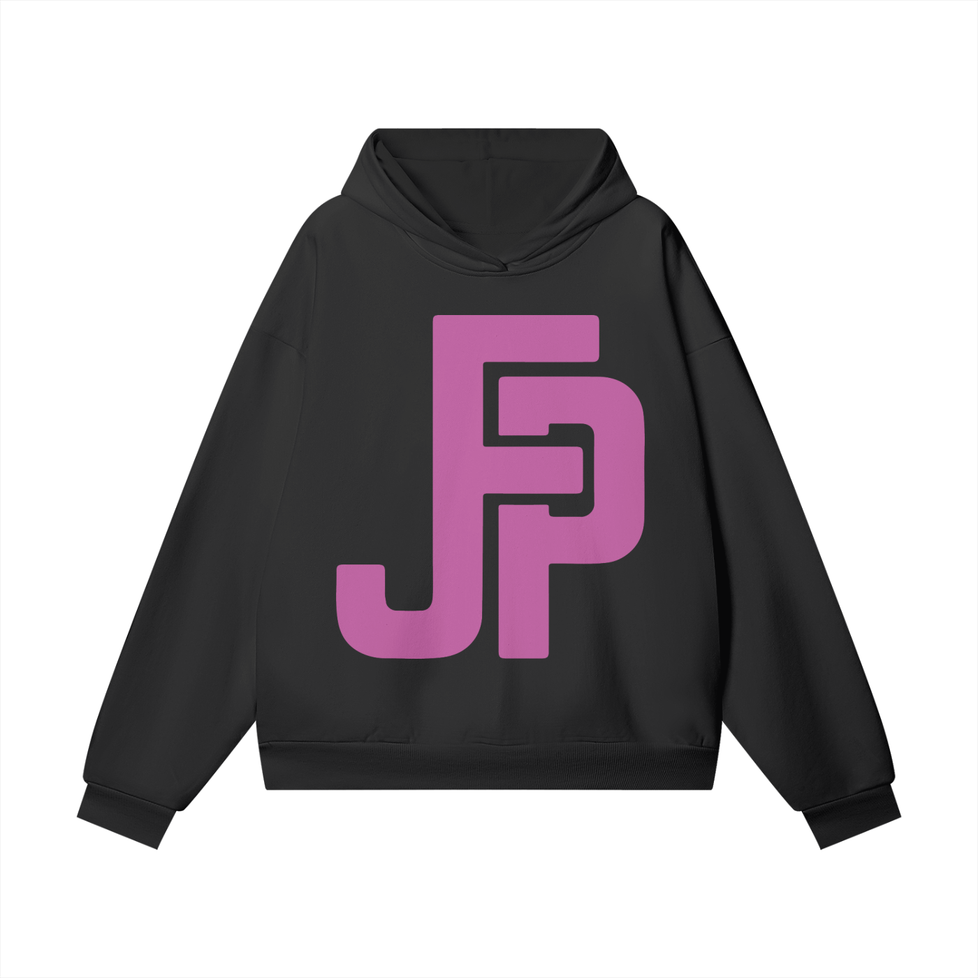 JFP HR Pink Oversize Heavyweight Hidden Pocket Fleece Hoodie