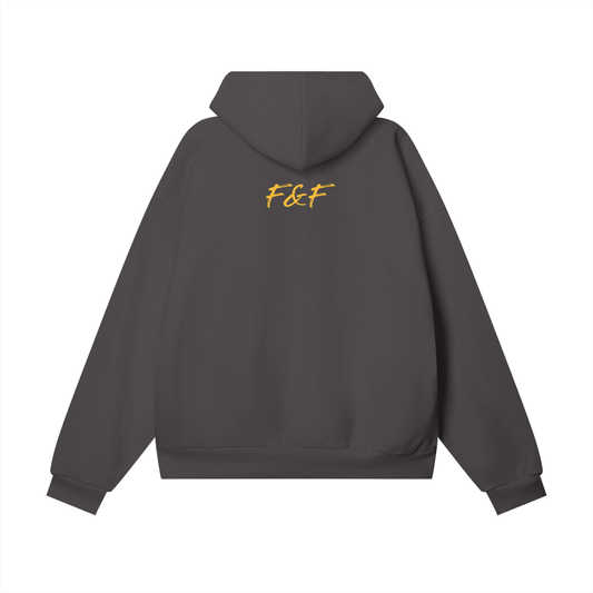 JFP Steelers Gold F&F Oversize Heavyweight Hidden Pocket Fleece Hoodie
