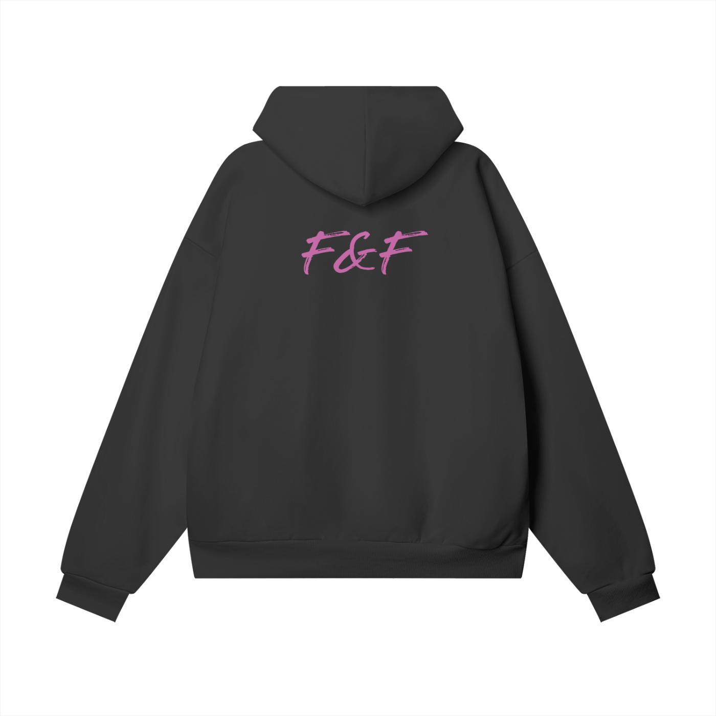 JFP HR Pink Oversize Heavyweight Hidden Pocket Fleece Hoodie