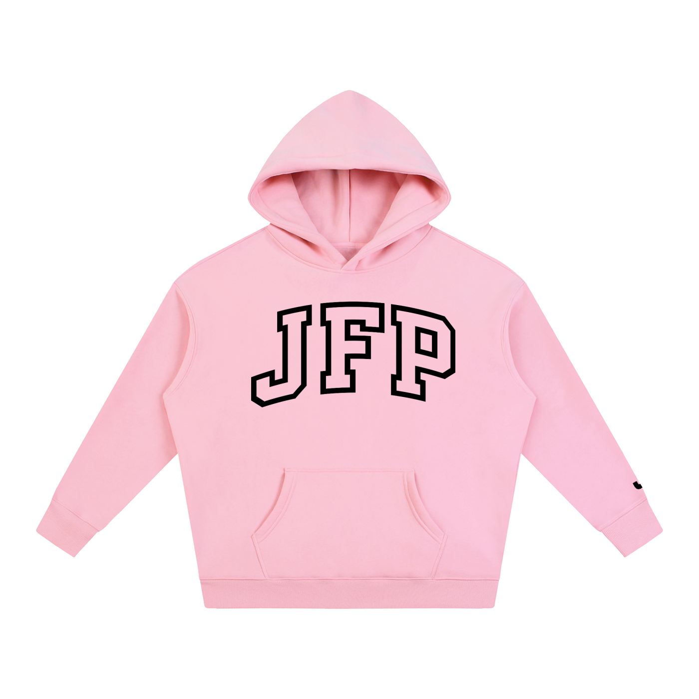 JFP Oversize Fleeced Hoodie//Black Logo