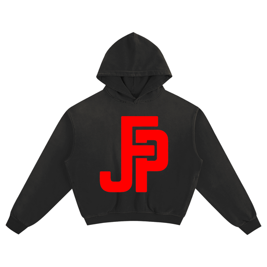 JFP "Sunfade Black" Boxy Hoodie