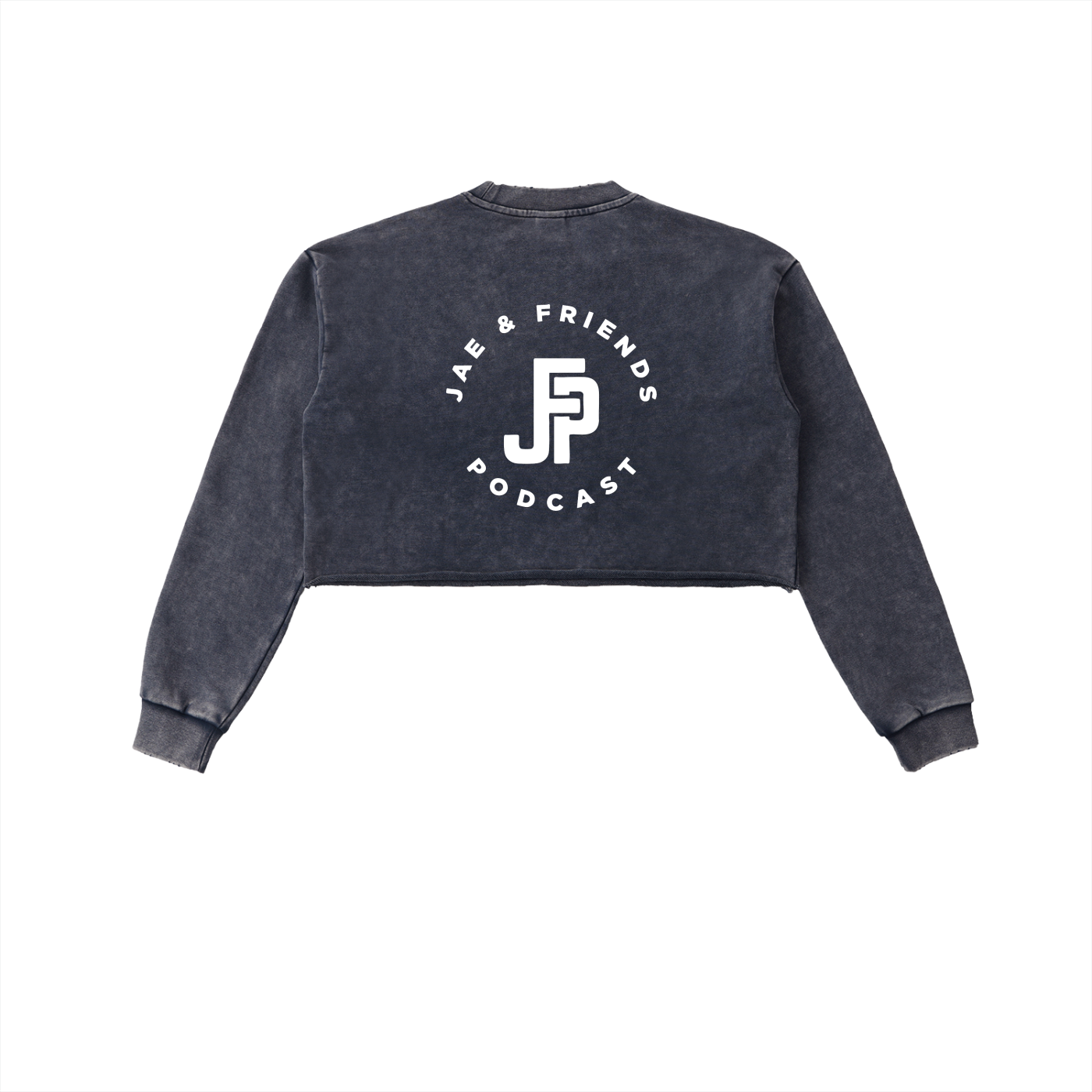 JFP Women's Snow Washed Raw Edge Cropped Sweatshirt