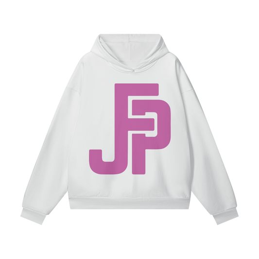 JFP HR Pink Oversize Heavyweight Hidden Pocket Fleece Hoodie