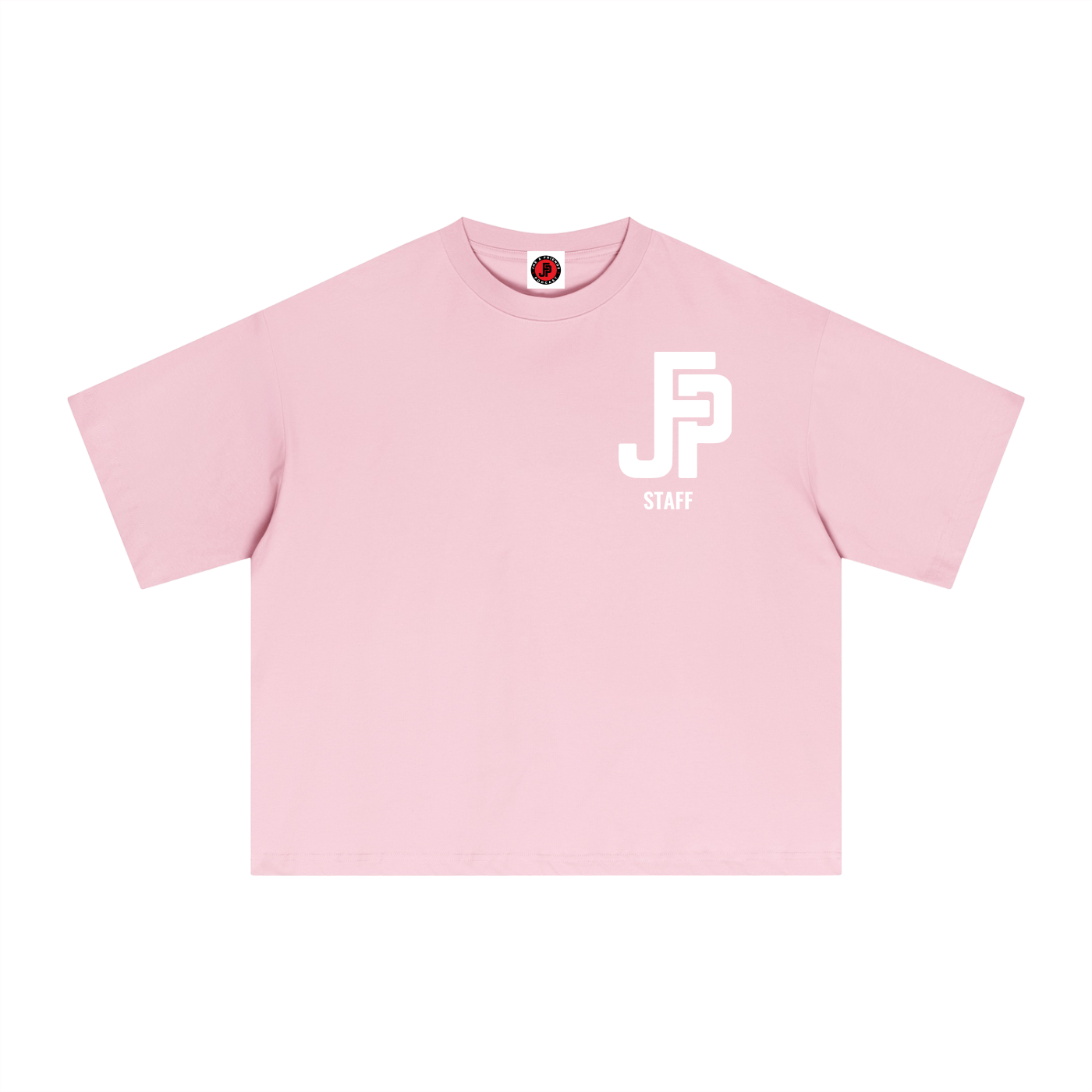 JFP Staff Essential Boxy T-Shirt SS26 (Unisex) White Logo