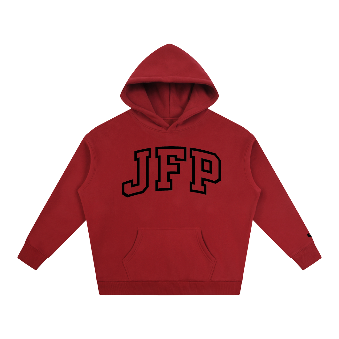 JFP Oversize Fleeced Hoodie//Black Logo