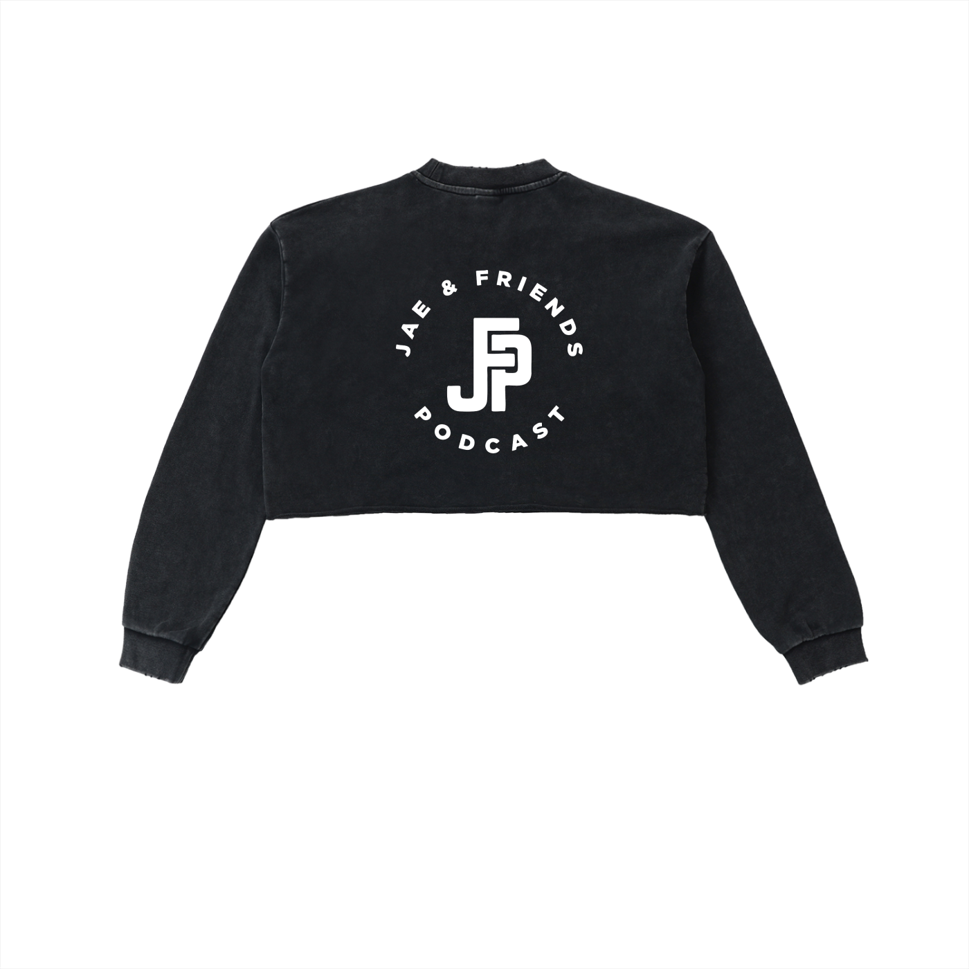 JFP Women's Snow Washed Raw Edge Cropped Sweatshirt