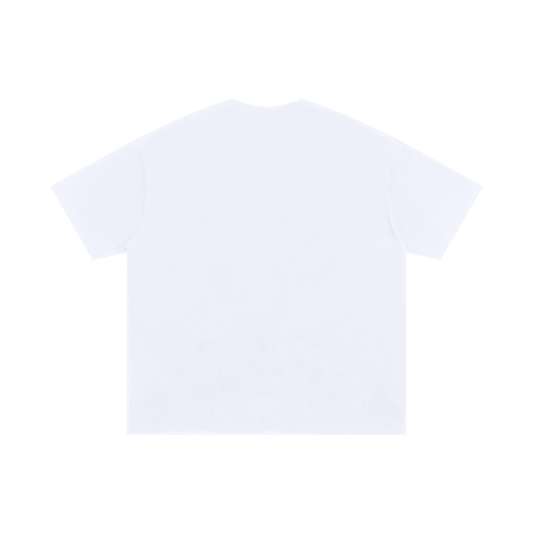 Premium JFP Unisex Oversized T-shirt White w/Black Logo (SS25) (250 GSM)