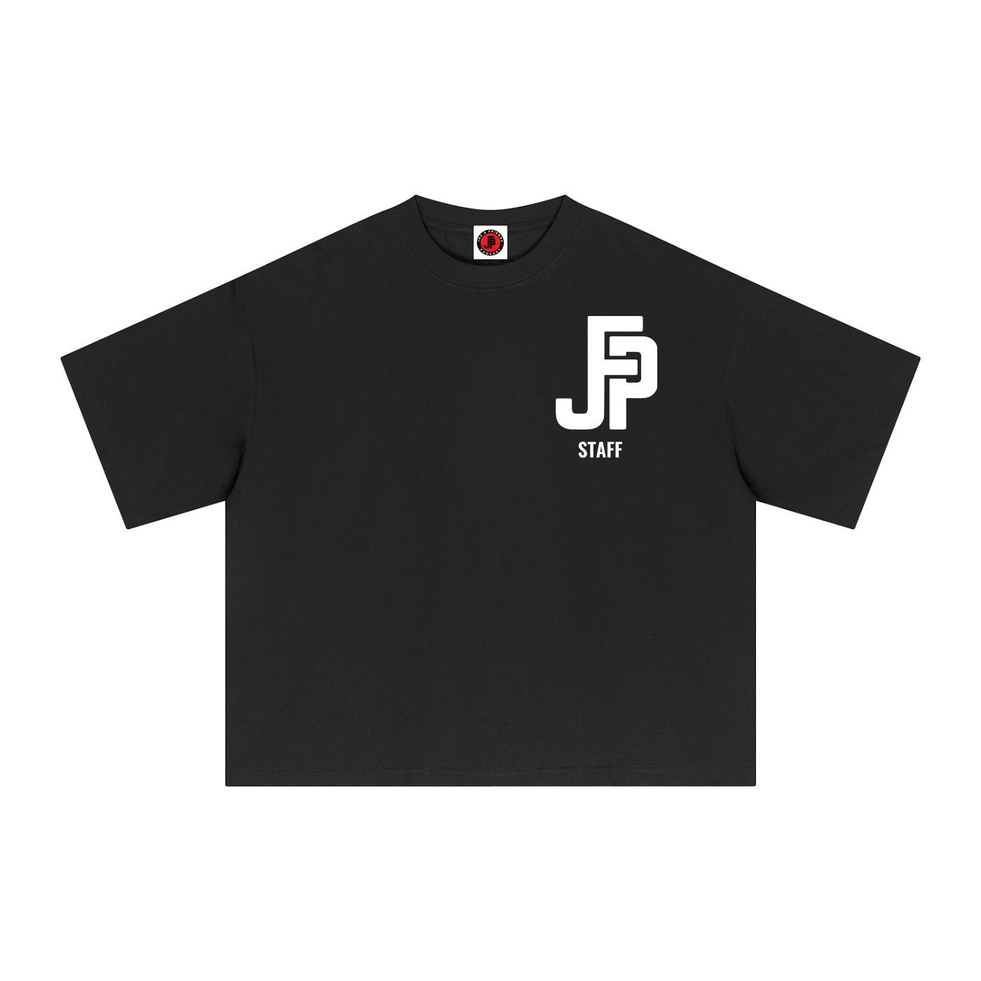 JFP Staff Essential Boxy T-Shirt SS26 (Unisex) White Logo