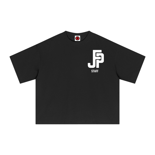 JFP Staff Essential Boxy T-Shirt SS26 (Unisex) White Logo